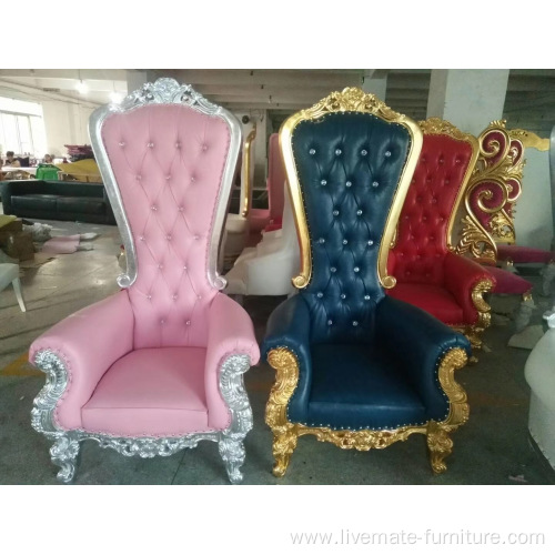 wholesale pink throne chair luxury wedding